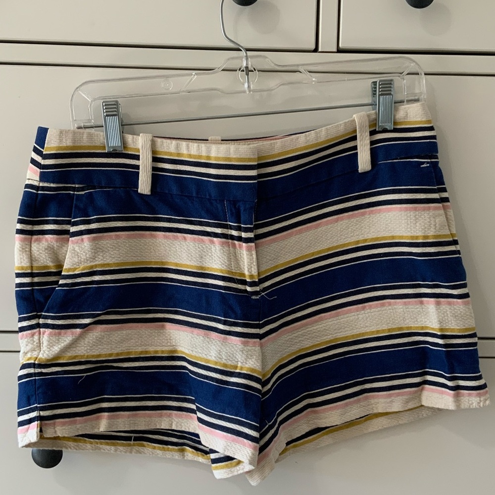 Shorts for summer. Size 2. Multi color in cream, blue, green.